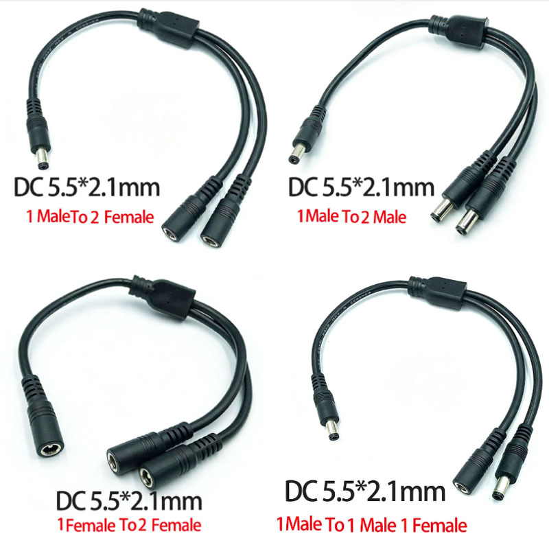 Led El Wire - 1 szt. Złącze DC 5.5mm*2.1mm 1