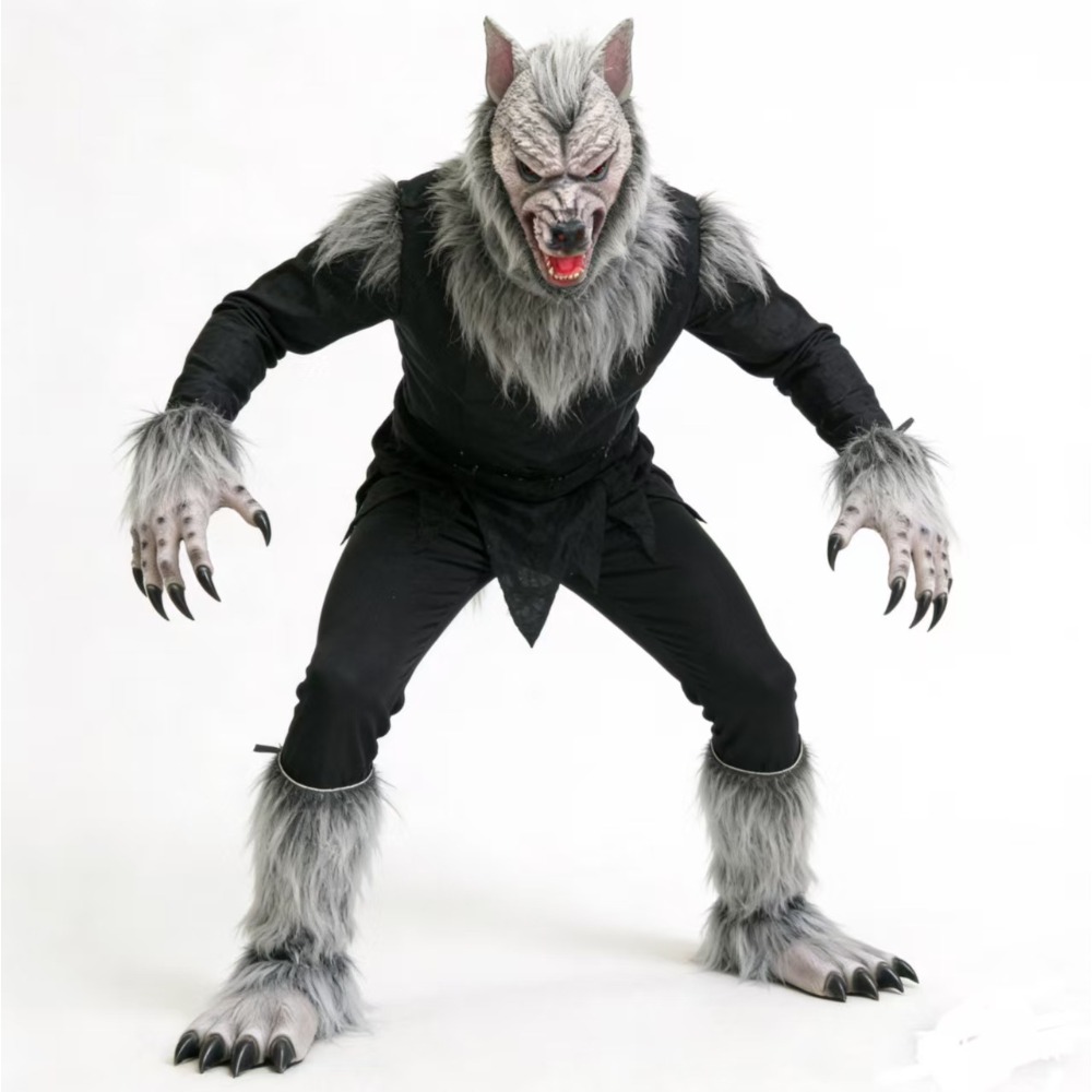 Cosplay Prop Kit - Zestaw Kostiumu Wilkołaka Horror Halloween Maska