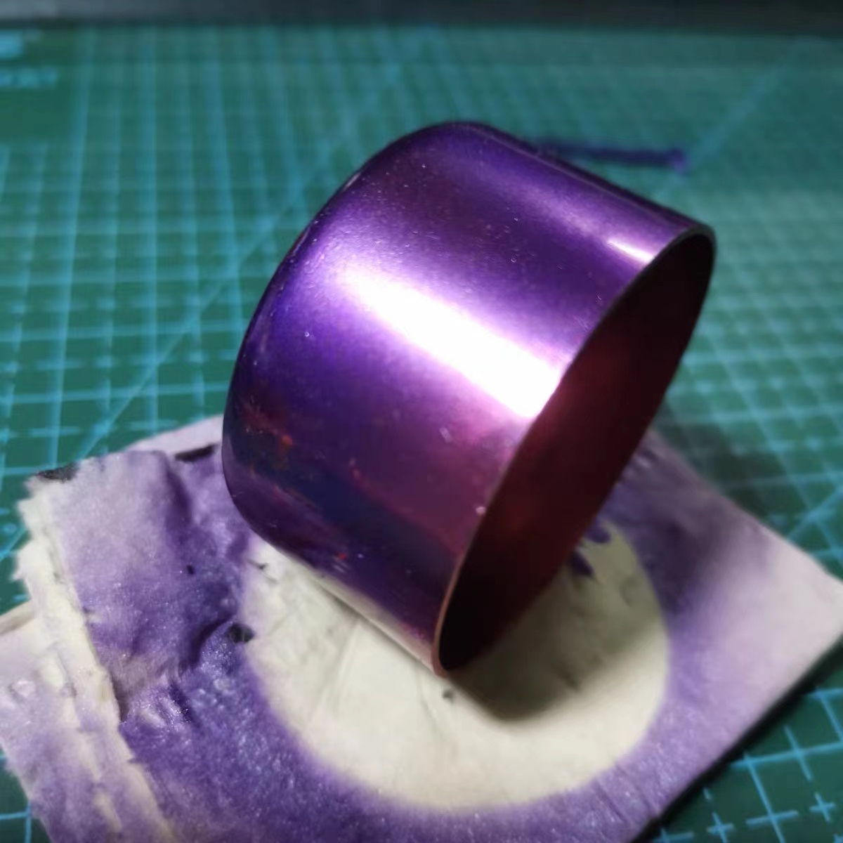 Metallic Spray Paint - Galwanizacja fioletowa farba pigmentowa galwanizowany kolor