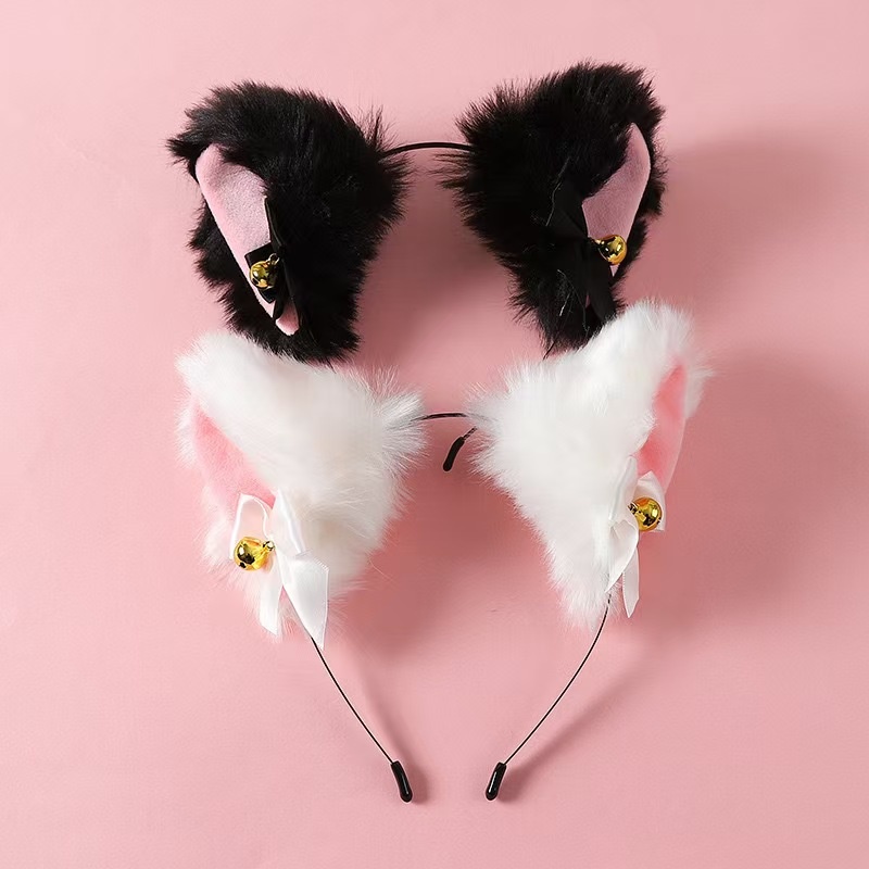 Cosplay Prop Bow - Seksowna opaska z kocimi uszami dla