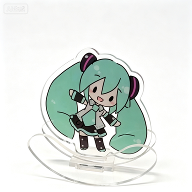 Cosplay Prop Display - Akrylowa zabawka dekoracyjna Hatsune Miku, uroczy