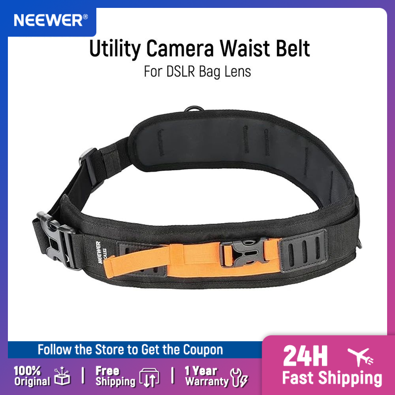 D Ring Strap - NEEWER Wielofunkcyjny pas biodrowy do aparatu