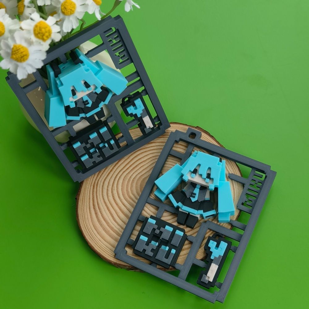 Cosplay Prop 3D Print - Drukowany w technologii 3D uroczy pikselowy