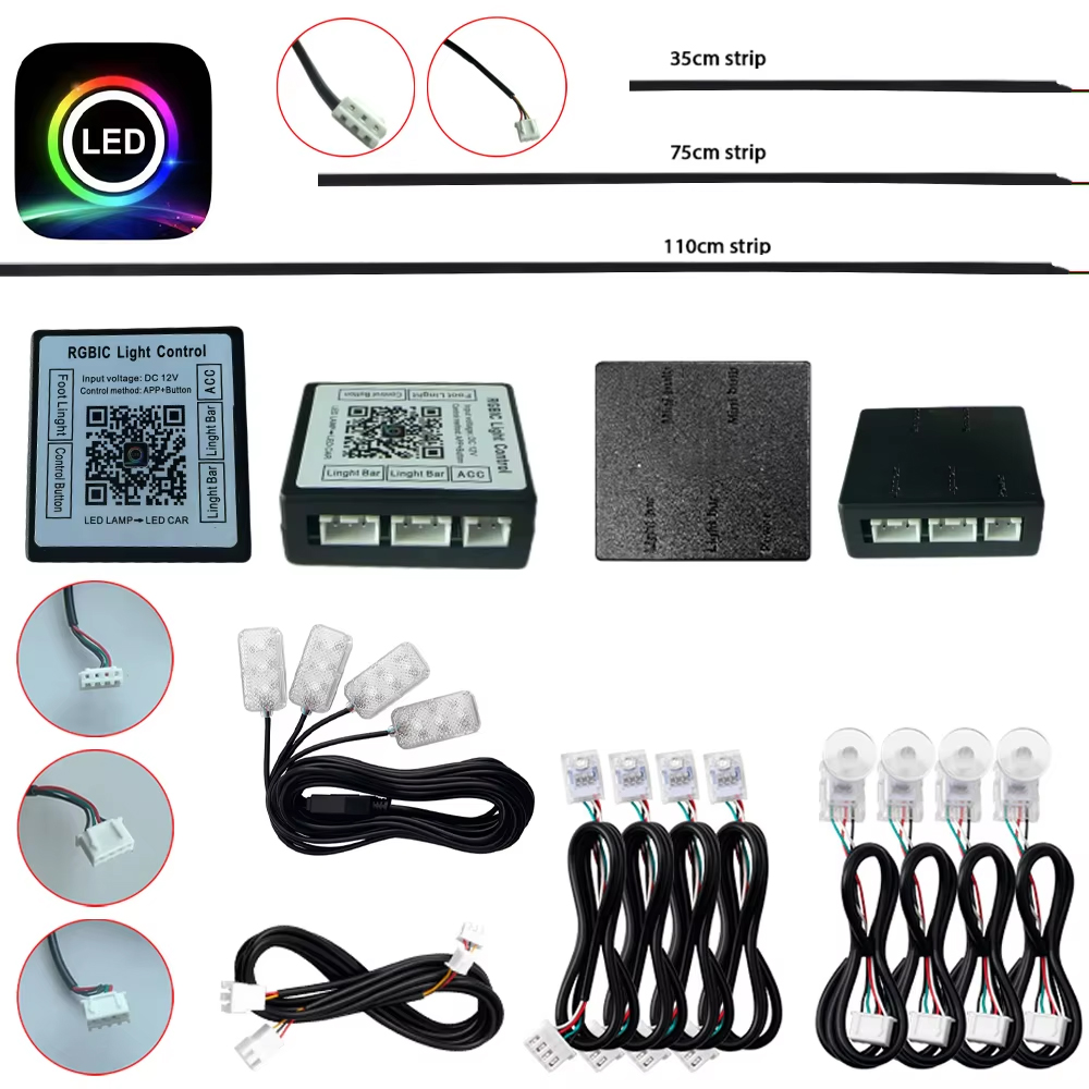 Led El Wire - RGBIC „Lampa LED” Akcesoria Symfoniczna taśma