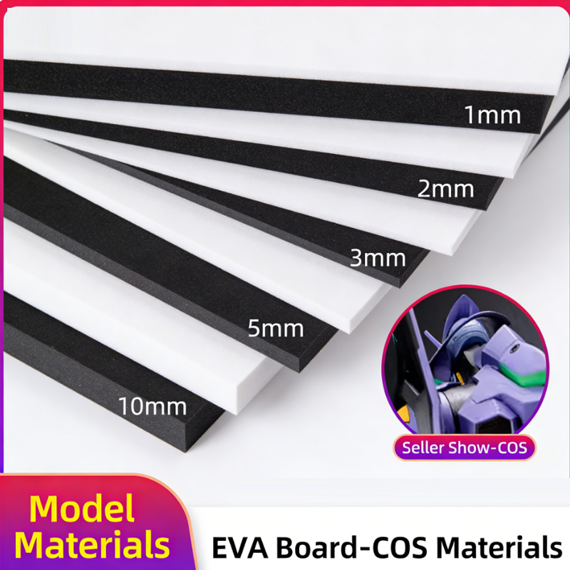 Cosplay Prop Foam Board - Materiał z czarnej pianki EVA o