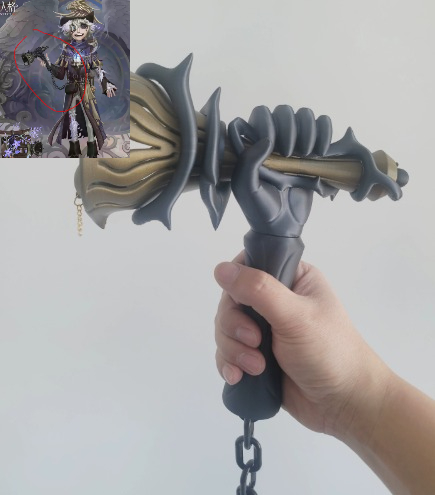 Cosplay Prop 3D Print - Identity V Poganiacz Duszy Cosplay Anime