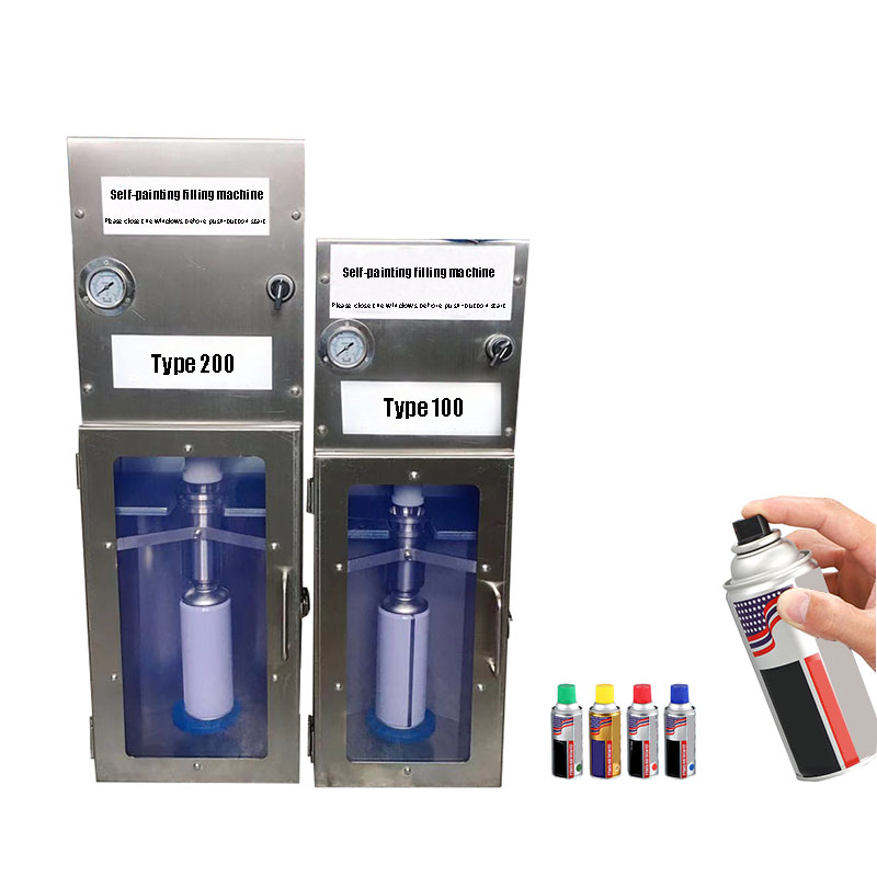 Metallic Spray Paint - półautomatyczny mały zbiornik na aerozol pneumatyczna