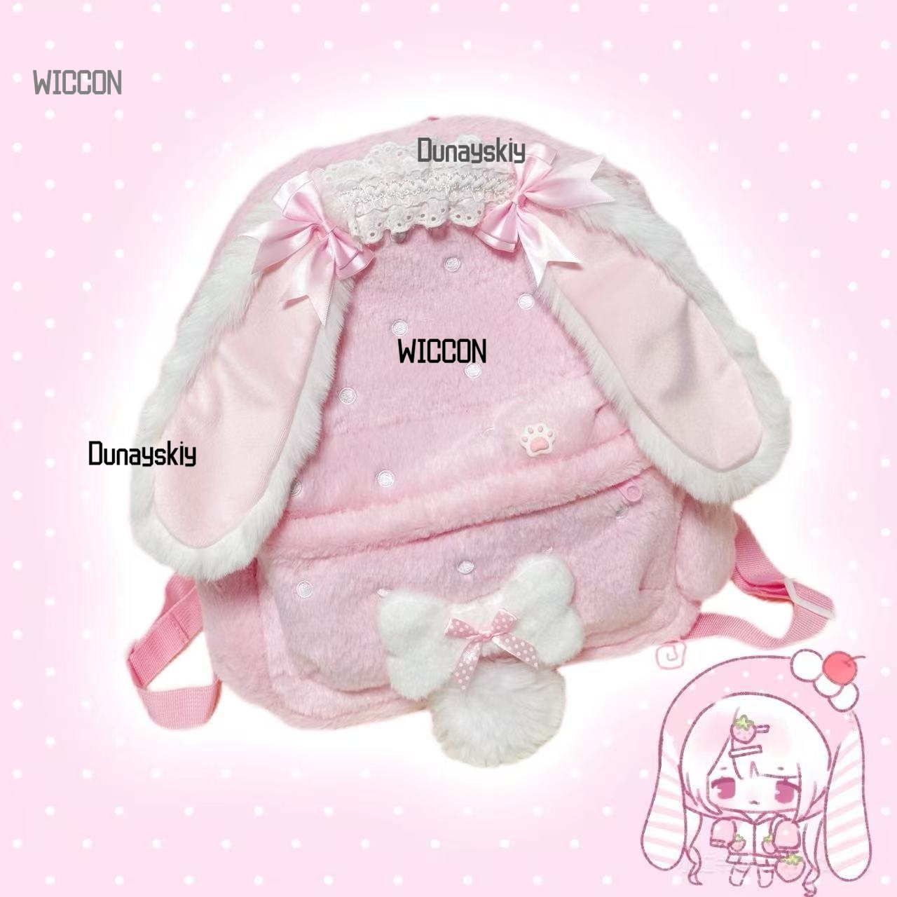 Plecak pluszowy Jirai Kei Loli – Cosplay Prop Bag recenzja i cena