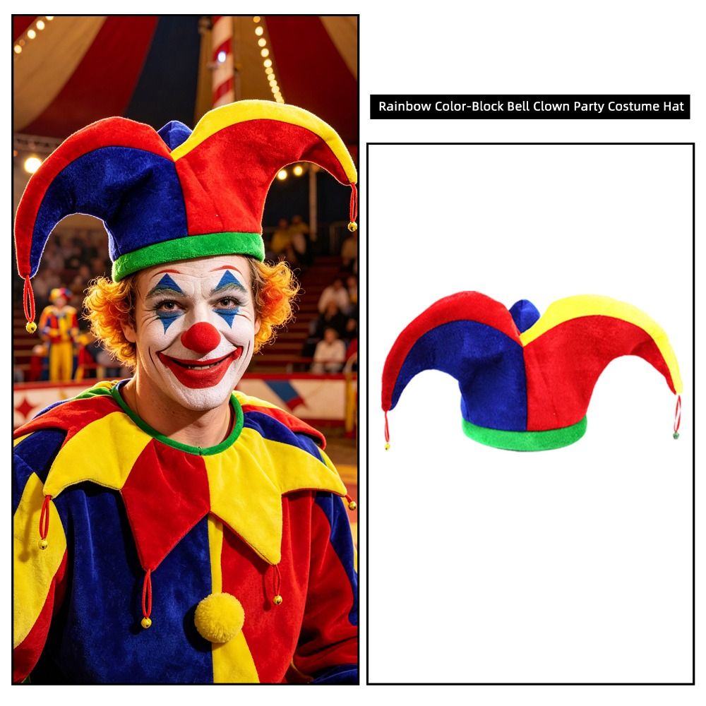 Wielokolorowy kapelusz klauna  – Cosplay Prop Pattern recenzja i cena