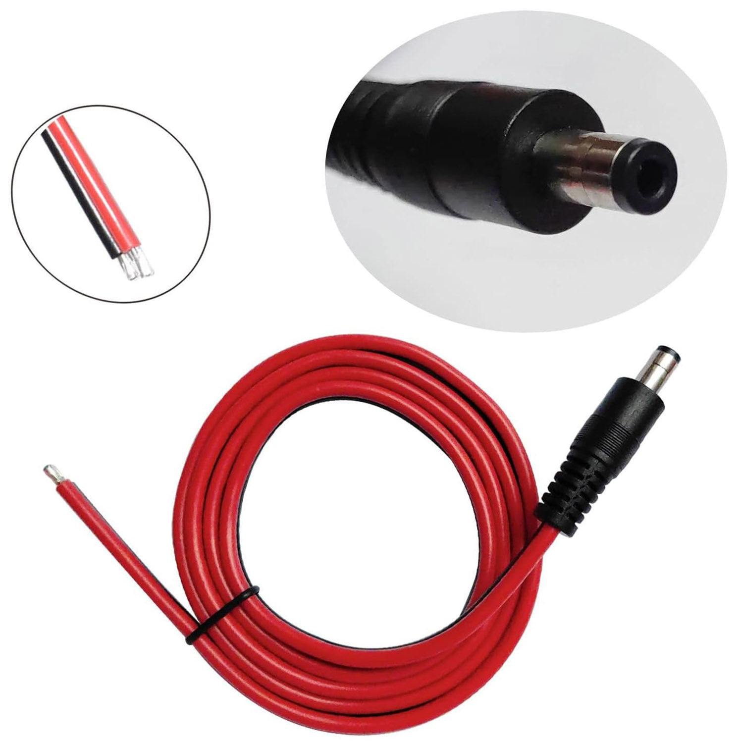 1 szt. Kabel zasilający DC 14A – Led El Wire recenzja i cena