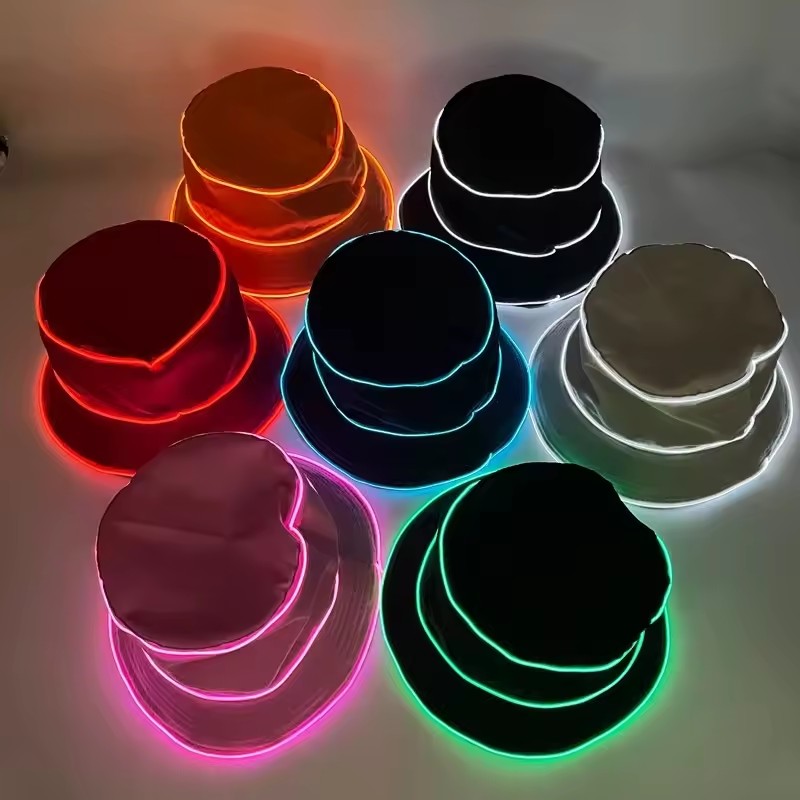 Czapka plażowa LED w jednolity – Led El Wire recenzja i cena