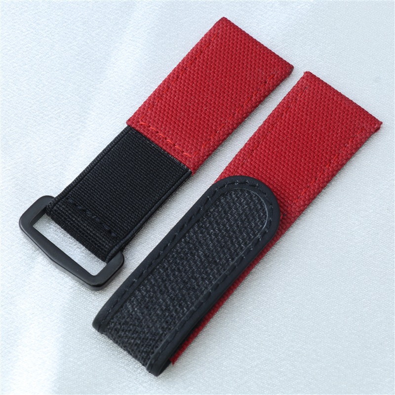 Pasek do zegarka z nylonu, skó – Velcro Hook Loop recenzja i cena