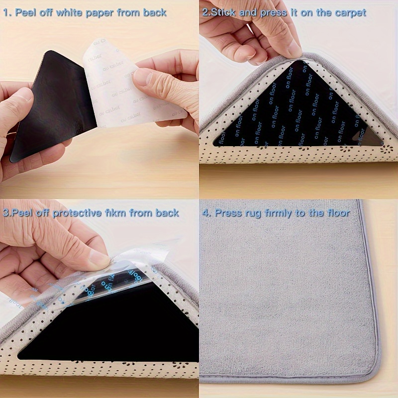 Antypoślizgowe naklejki na dyw – Velcro Hook Loop recenzja i cena
