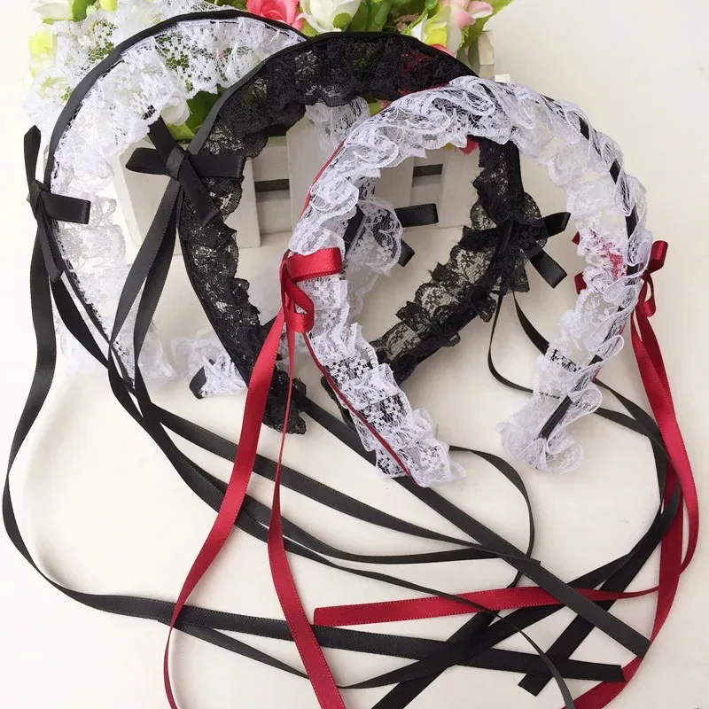 Japońska Lolita Koronkowa Koka – Cosplay Prop Bow recenzja i cena