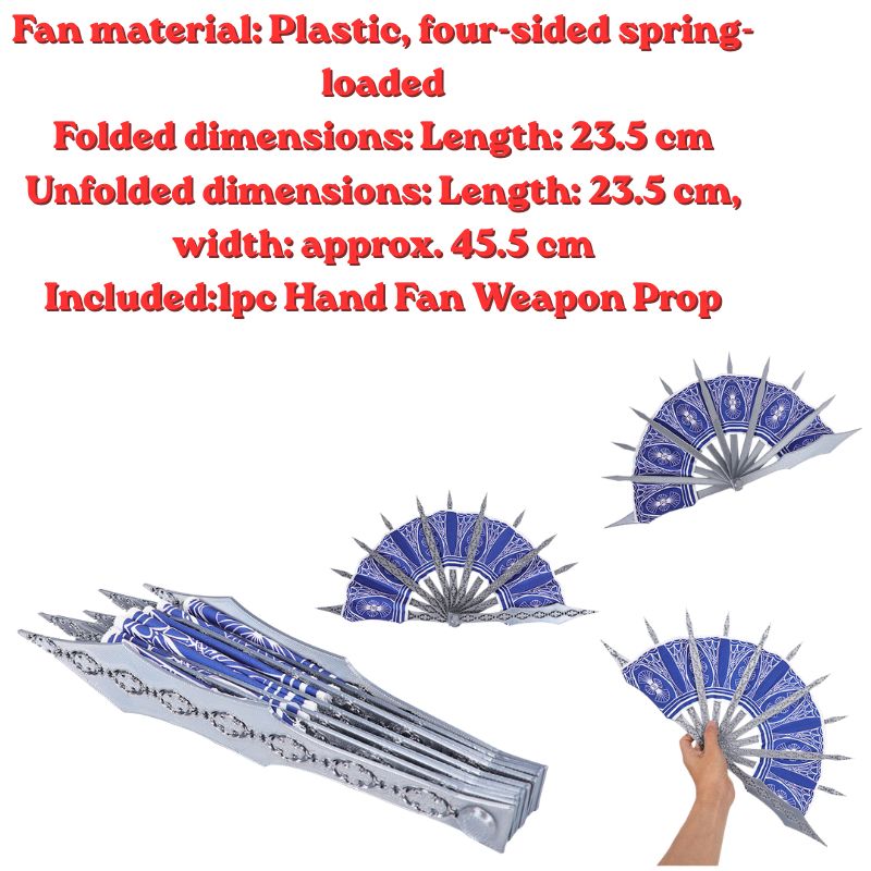 Anime Kitana Cosplay MK Niebie – Cosplay Prop Blueprints recenzja i cena